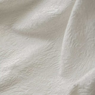 Bloomfield Chenille texturée ivoire blanc avec motif floral Rideau 5