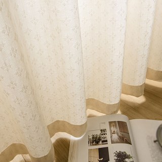 Diamond Veil Crème Rideau Voile Géométrique 5