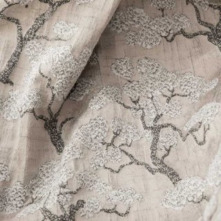 Bonsai givré Neige et Pin, Rideau floral Mocha Brun 6