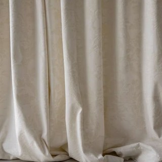 Jardin mandarin Chinoiserie Rideau floral de la crème Chenille 8