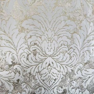 Dorés Baroque Luxe Jacquard Crème Or Rideaux Damassés 6