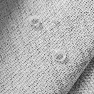 Imperméable à l'été Style de lin gris Rideau voilé lourd extérieur 3