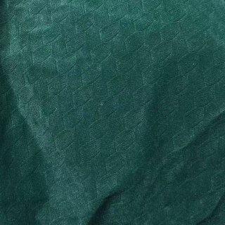 Scandinave Basketweave Textile Forêt Noire Vert Velours Blackout Rideaux