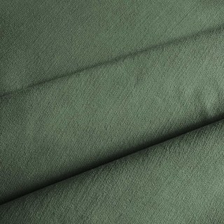 Double Plush Dark Olive Green Chenille Blackout Rideau occultant en chenille vert olive foncé et double peluche