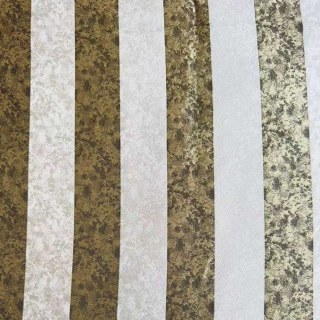 Chemin du Léopard Rideau à Rayures Dorées Imprimé Animal 2