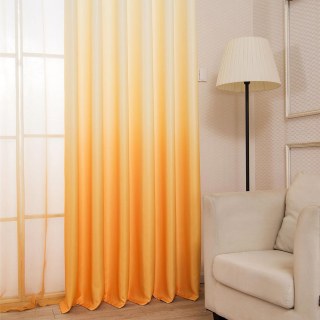 Candy Land Apricot Jaune Ombré Rideau 2
