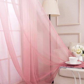 Candy Land Ombre Rose Rideau Voile