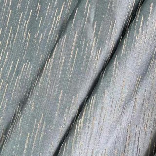 Gilded Stream Œuf Bleu Pâle Rideau avec Rayures Métalliques 2