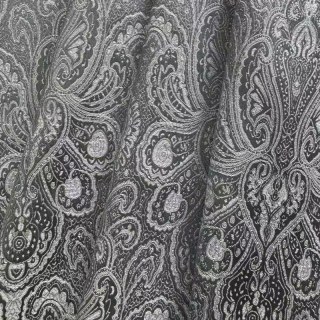 Nouveaux Classiques Damas Jacquard Rideau Gris Anthracite Foncé