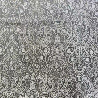 Nouveaux Classiques Damas Jacquard Rideau Gris Anthracite Foncé