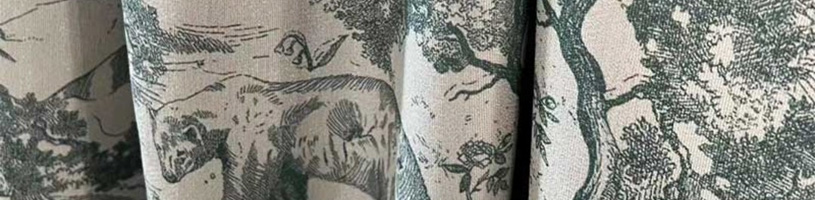 Toile de Jouy Rideau