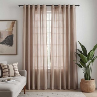 Notting Hill Mocha Rideau voile de luxe