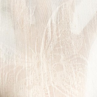 Gossamer Papillons ivoire rayé Floral Voile Rideau 4
