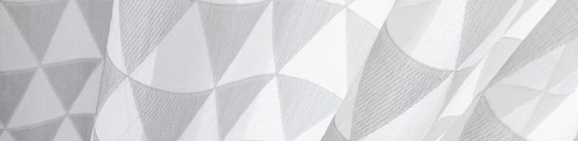 Géométrique Rideau en Voile