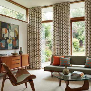 Dottie Delight Mid Century Modern Dusky Vert Polka Dot Chenille Rideau 20251203044547 3