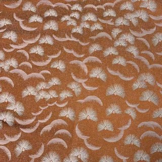 Fanburst Art Déco Géométrique Terracotta Burnt Rideaux orange 3