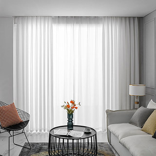 Sun Rays Bold Striped White Sheer Curtain 3