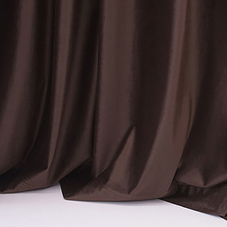 Fine Rich Chocolate Brown Matte Velvet Curtain 3