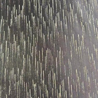 Gilded Stream Black Curtain with Metallic Stripes 4