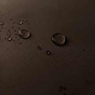 Malibu Waterproof Twill Dark Brown Outdoor Curtain 3