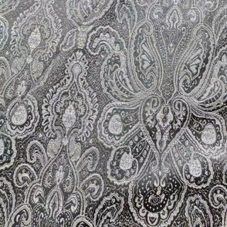 New Classics Damask Jacquard Dark Charcoal Grey Curtain 3