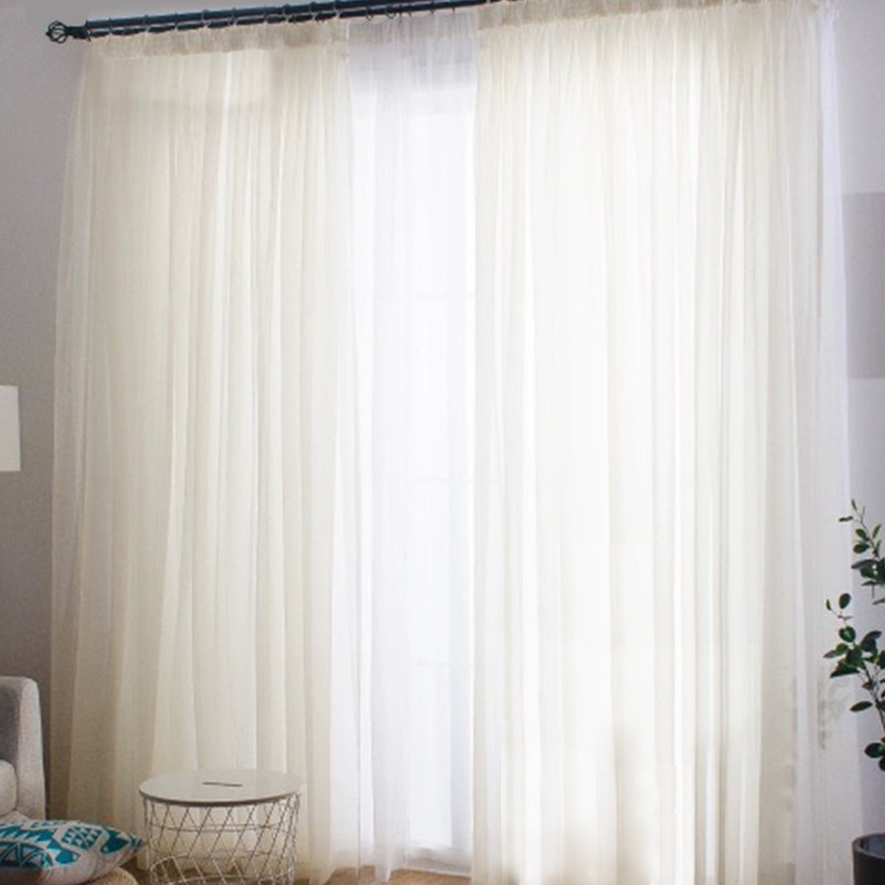 Smarties Cream Soft Sheer Curtain