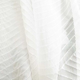 Tide Luxury Wave Patterned White Voile Curtain 2