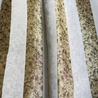 Leopard Lane Gold Striped Animal Print Curtain 1