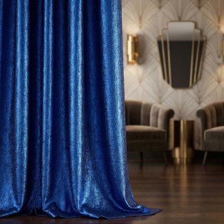 Sapphire Shimmer Royal Blue Metallic Glittering Curtains