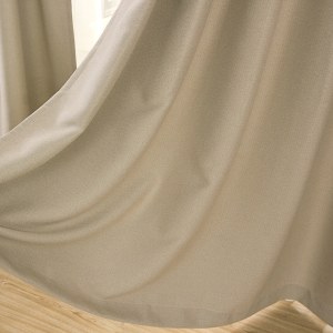 Regent Linen Style Beige Cream Curtain Drapes 4