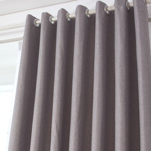 Royale Gray Linen Style Curtain 5