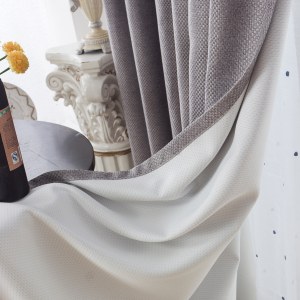Royale Gray Linen Style Curtain 8
