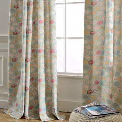 Baby Elephant Pink and Blue Curtain 4