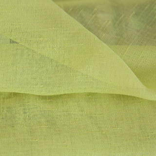 Crisscross Calm Lime Green Textured Sheer Curtain 5