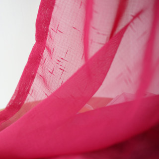 Crisscross Calm Rose Pink Textured Sheer Curtain 3