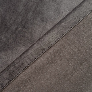 Lustrous Taupe Gray Velvet Curtain 7