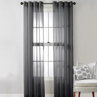 Smarties Black Soft Sheer Curtain 5
