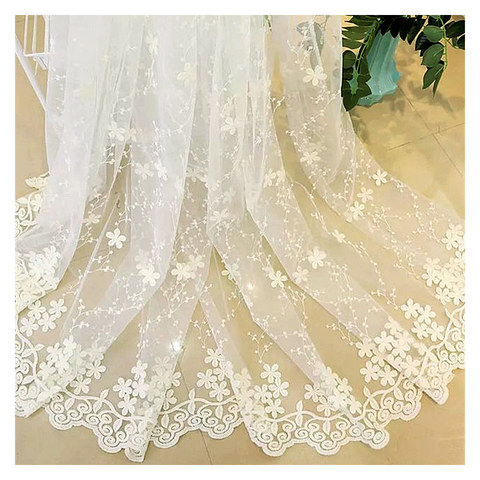 Angel Garden Floral Embroidery Tulle Mesh Lace / Fabric by the Yard –  Classic Modern Fabrics