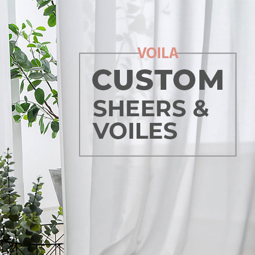 Made to Measure Voiles Curtains Blinds | Voila Voile