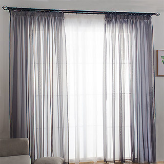 Smarties Gray Soft Sheer Curtain 7