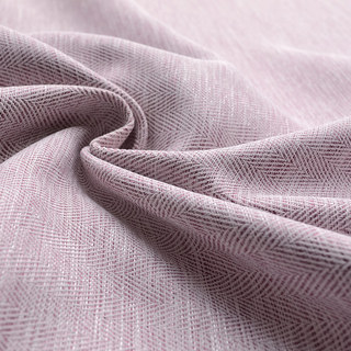 Zigzag Twill Blush Pink Blackout Curtain Drapes