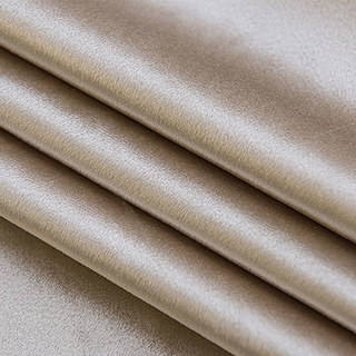 Luminous Luxe Metallic Cream Champagne Velvet Curtain