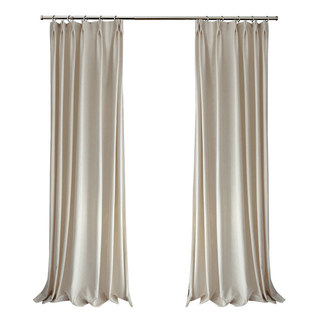 Exquisite Matte Cream Off White Chenille Curtain 3