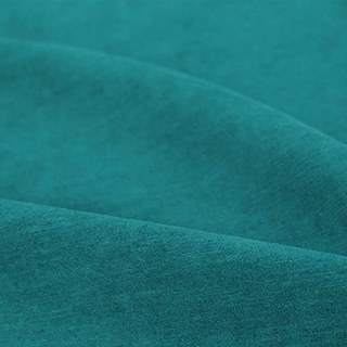 Exquisite Matte Luxury Turquoise Chenille Curtain Drapes 4