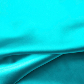 Clair de Lune Teal Blue Silky Satin Curtain 5