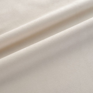 Microfiber Cream Velvet Curtain Drapes 6