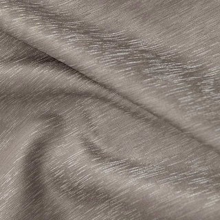 Silk Waterfall Subtle Textured Striped Shimmering Taupe Gray Curtain 3
