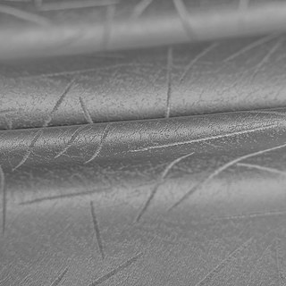Metallic Fusion Luxury Jacquard Silver Gray Geometric Blackout Curtain 6