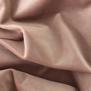 Premium Dusky Pink Velvet Curtain Drapes 9