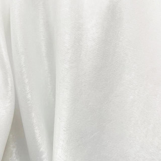 Satiny Touch Ivory White Sheer Curtain 6